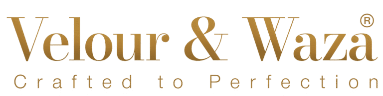 Velour & Waza Custom Tailor Shop Logo