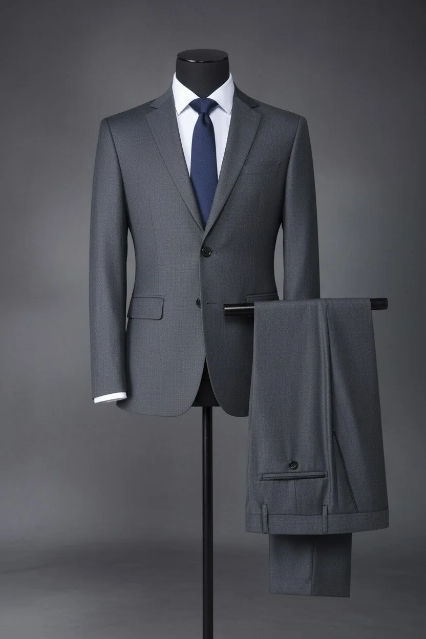 Gray custom suit Sukhumvit 33