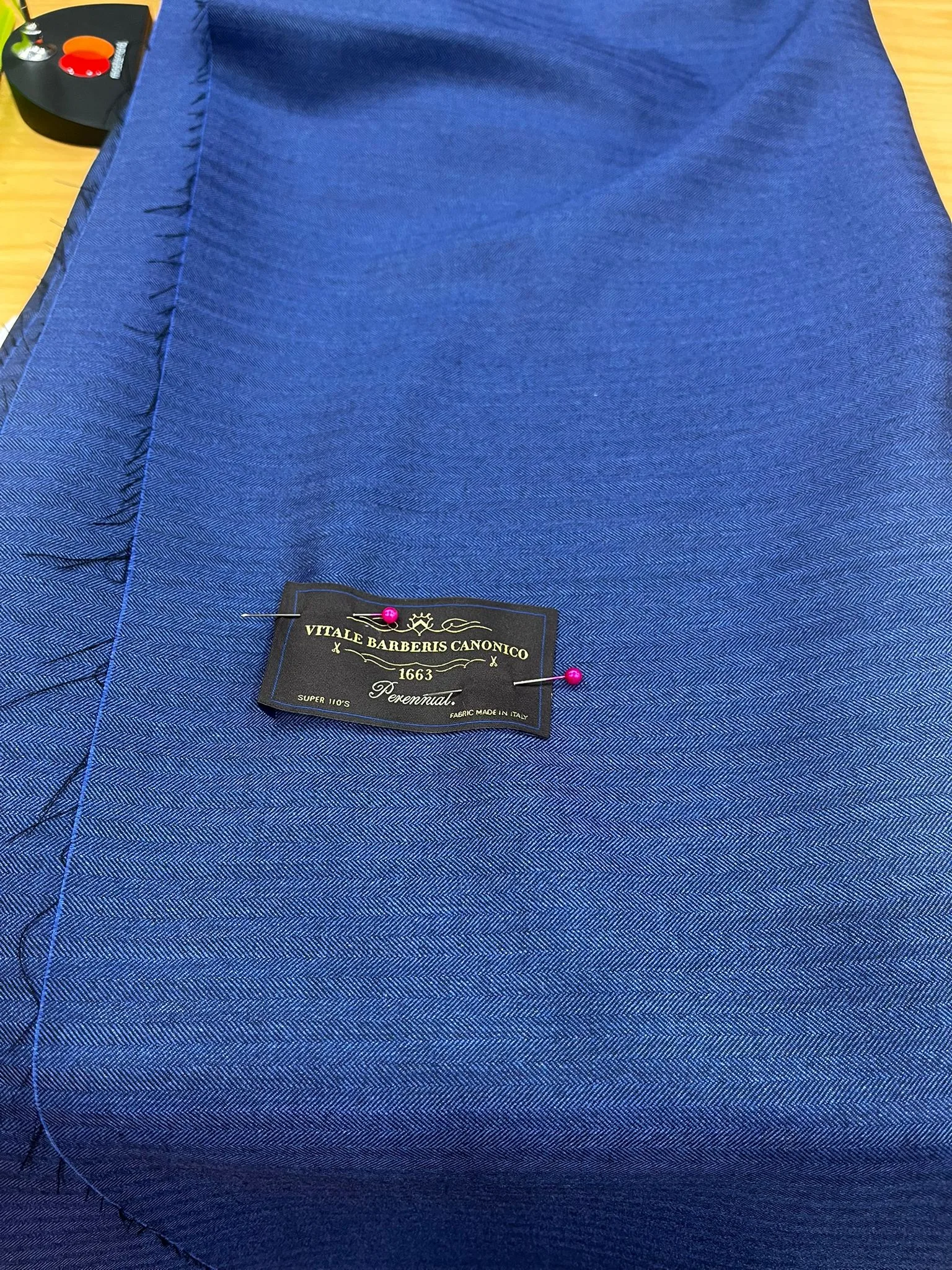 Premium suit fabric selection at custom tailor Sukhumvit 33
