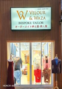 Custom Suit tailor shop exterior in Sukhumvit 33, Bangkok