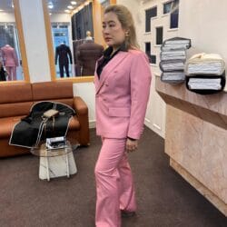 Pink Bespoke Suit for Women – Bangkok Custom Tailor