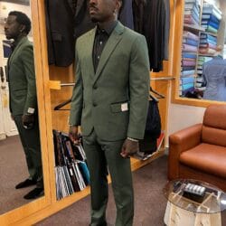 Bespoke green Suit Near best Tailor Sukhumvit