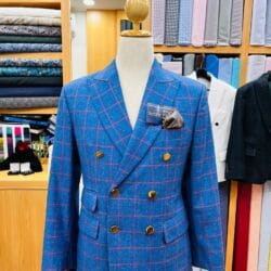 Bespoke Blazer in Velour & Waza Custom Tailor
