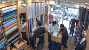 customer getting measure in sukhumvit 33