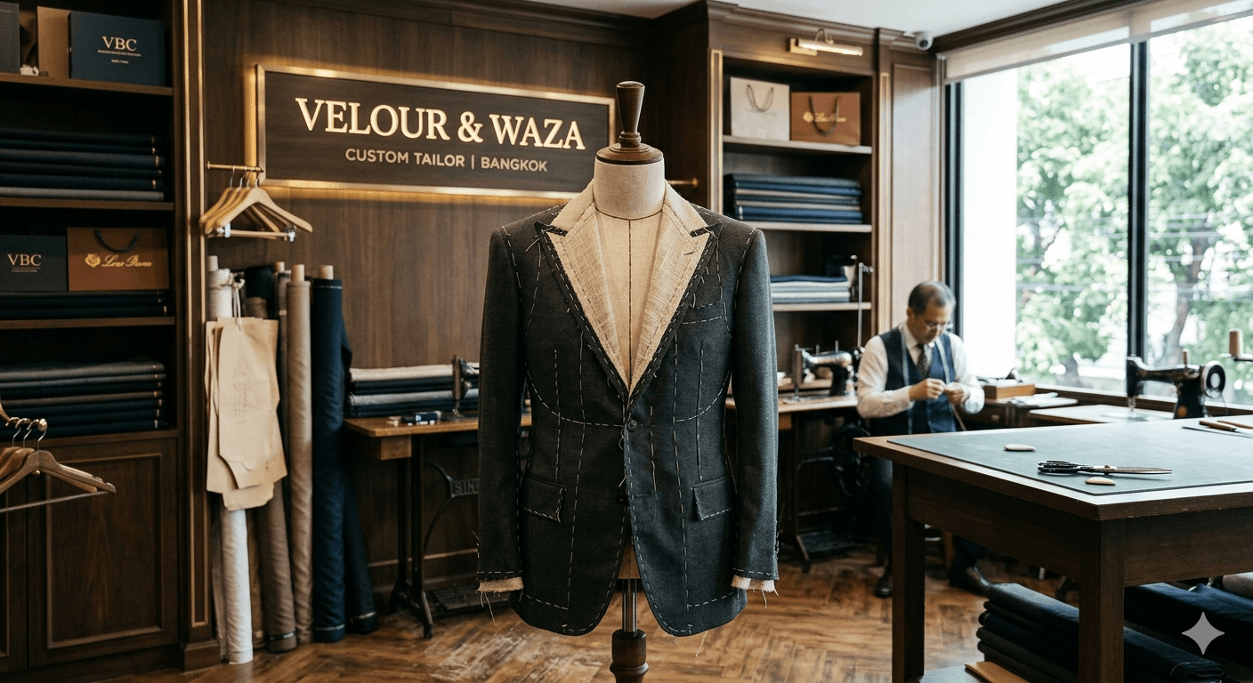 Full canvas suit| Velour& Waza